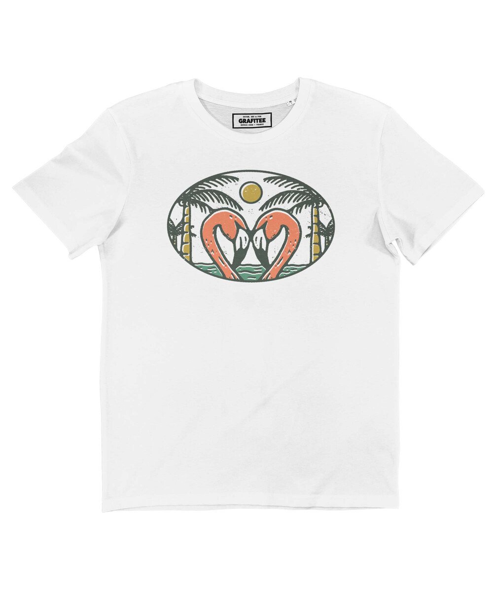 T-shirt Flamingo Love Grafitee