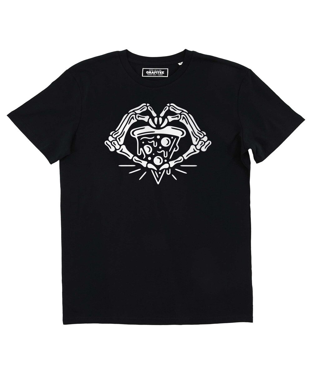 T-shirt Pizza Skeleton Grafitee