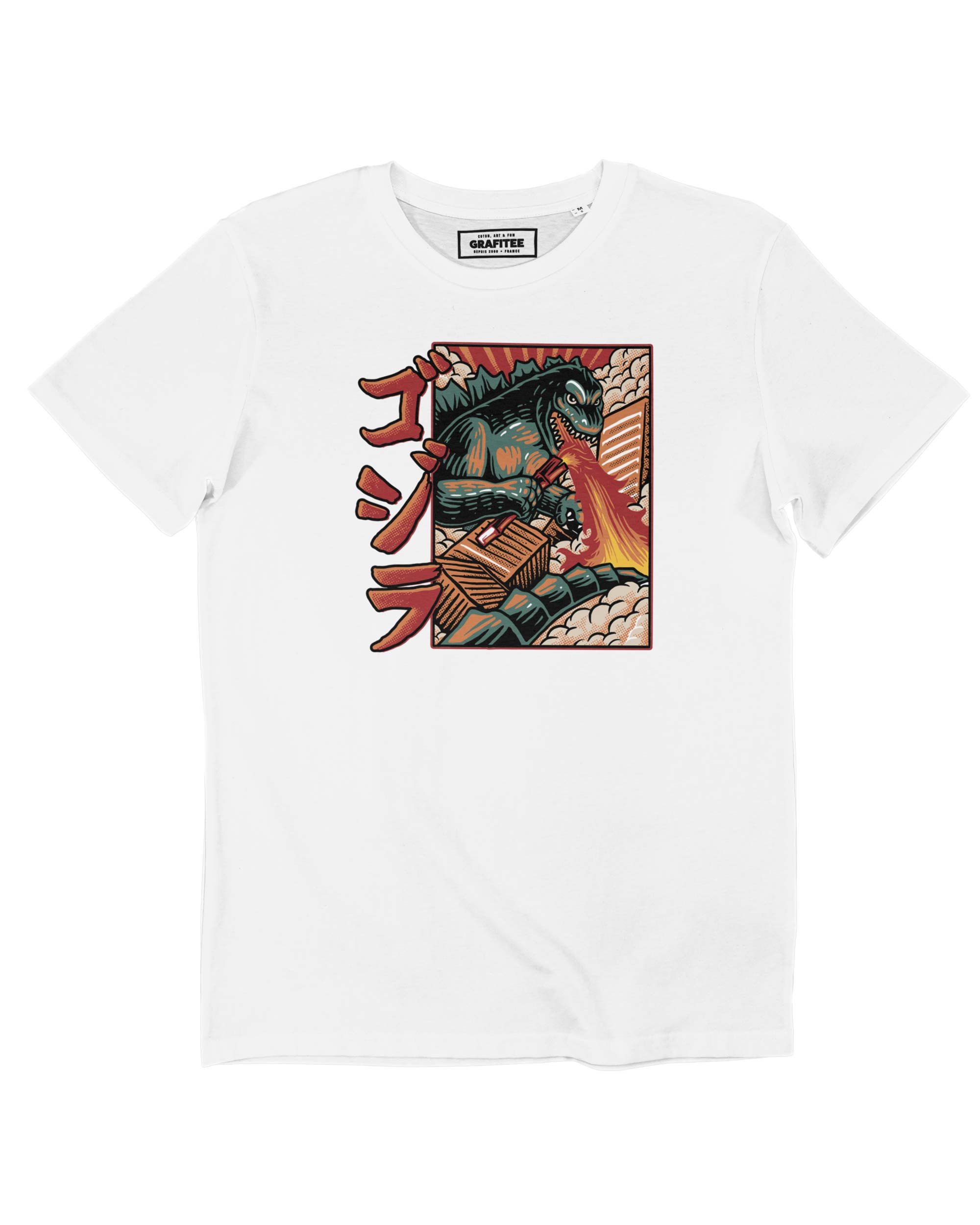 T-shirt Godzilla Fire Grafitee