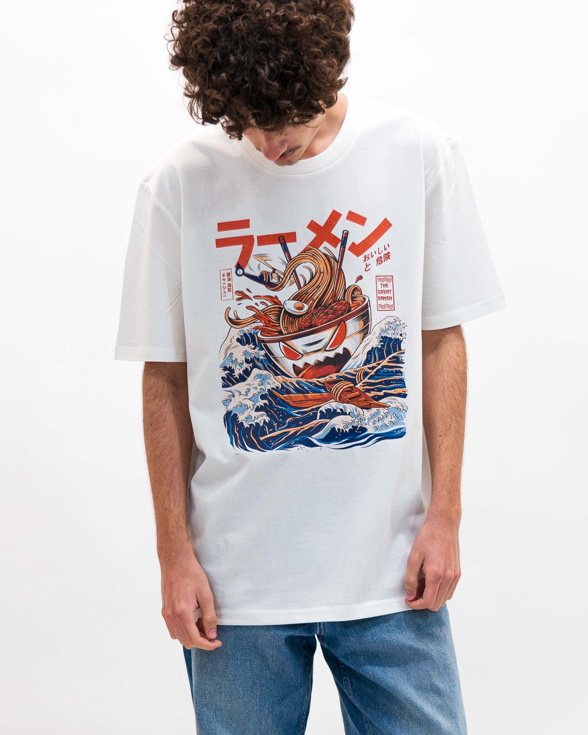 T-shirt The Great Ramen Of Kanagawa Grafitee