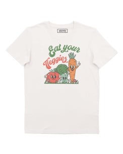 T-shirt Eat Your Veggies Grafitee