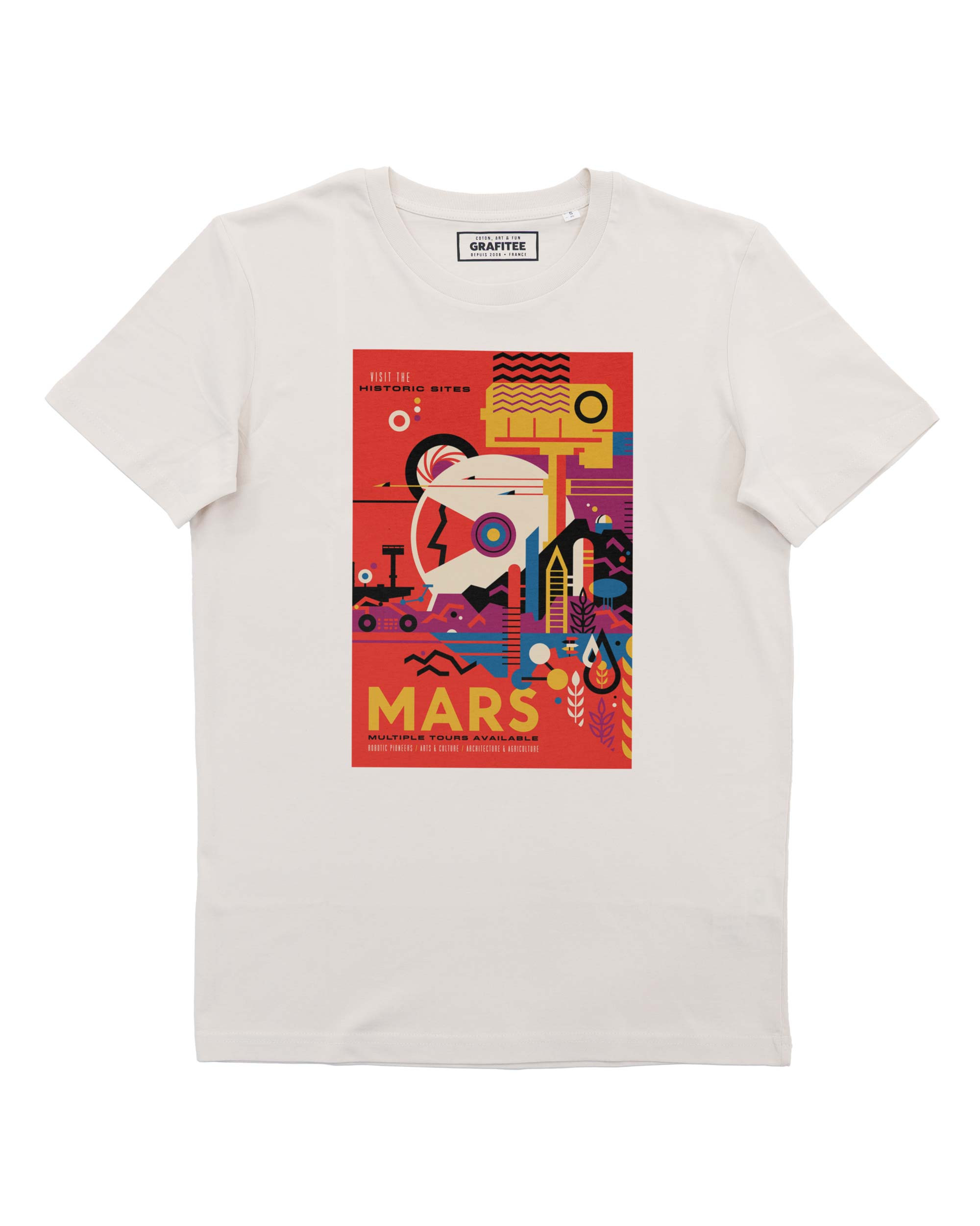 T-shirt Mars Tours Grafitee