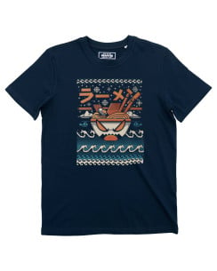 T-shirt Christmas Great Ramen Off Kanagawa Grafitee