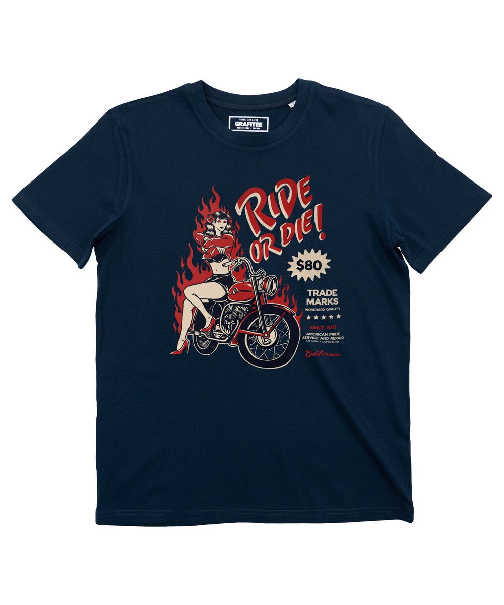 T-shirt Ride or Die Grafitee
