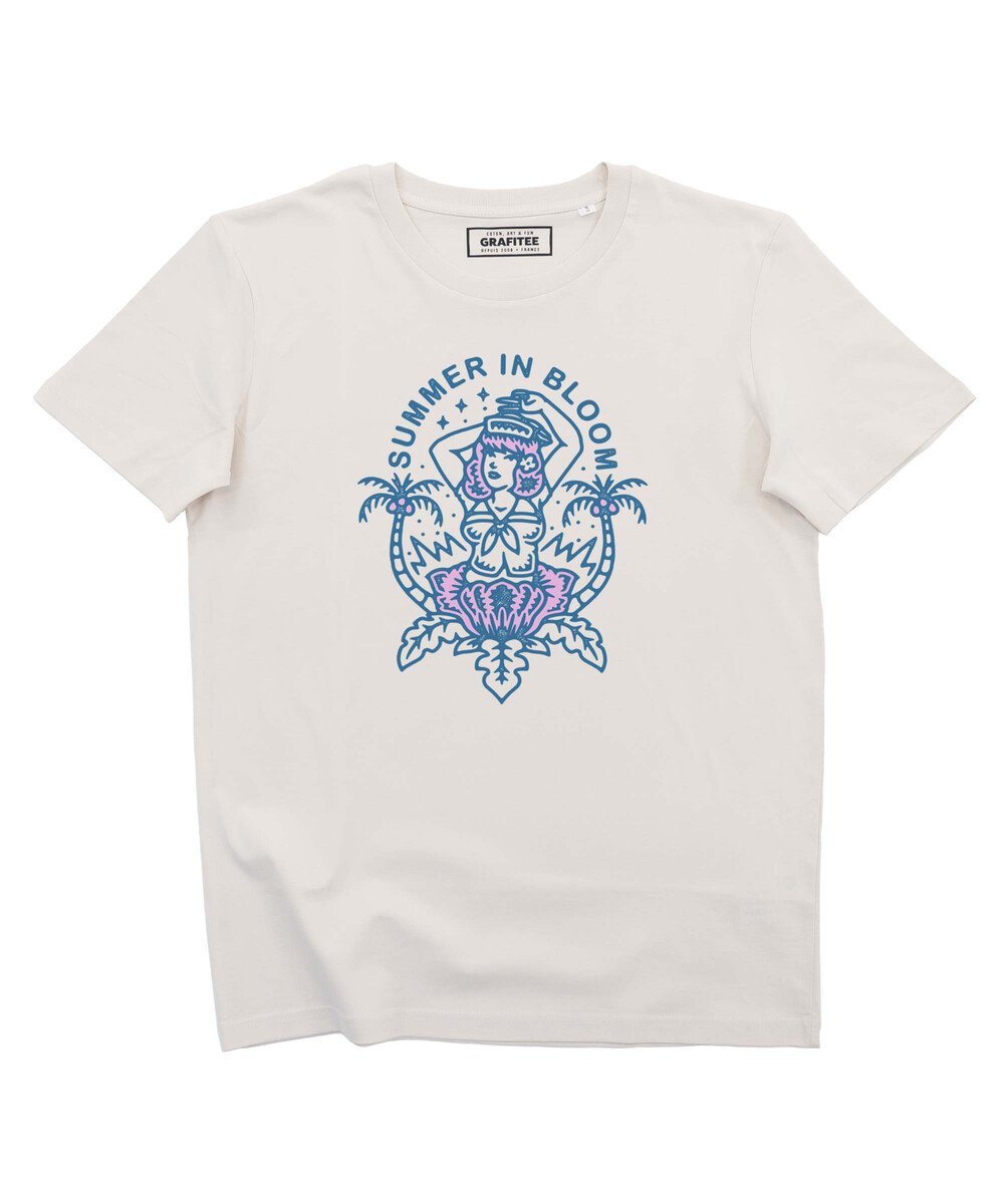 T-shirt Été en Fleurs Grafitee