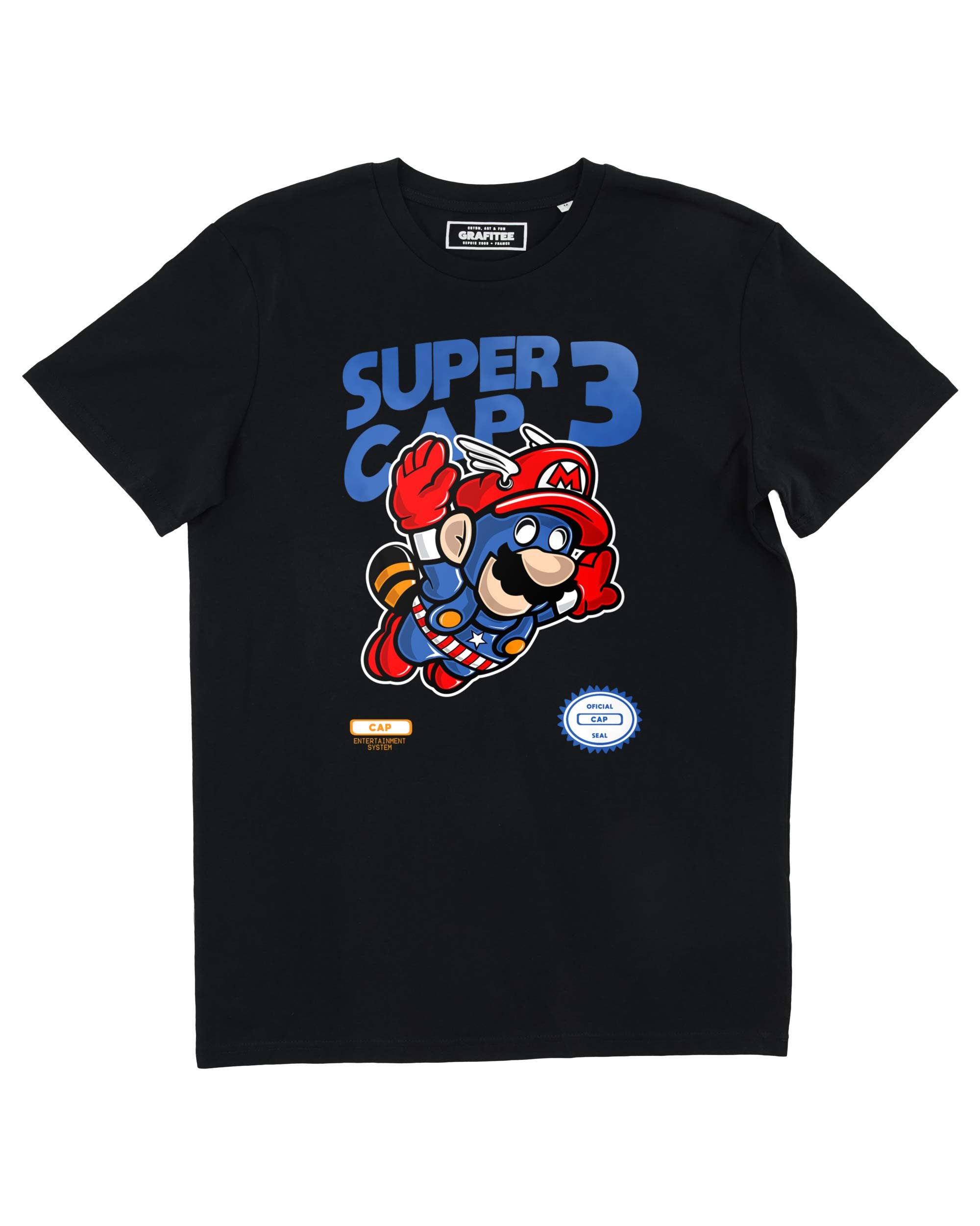 T-shirt Super Capitaine Mario Grafitee