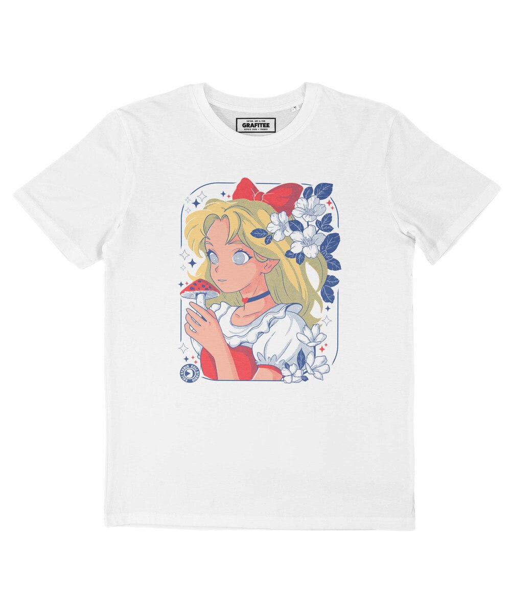 T-shirt Alice au pays des champignons Grafitee