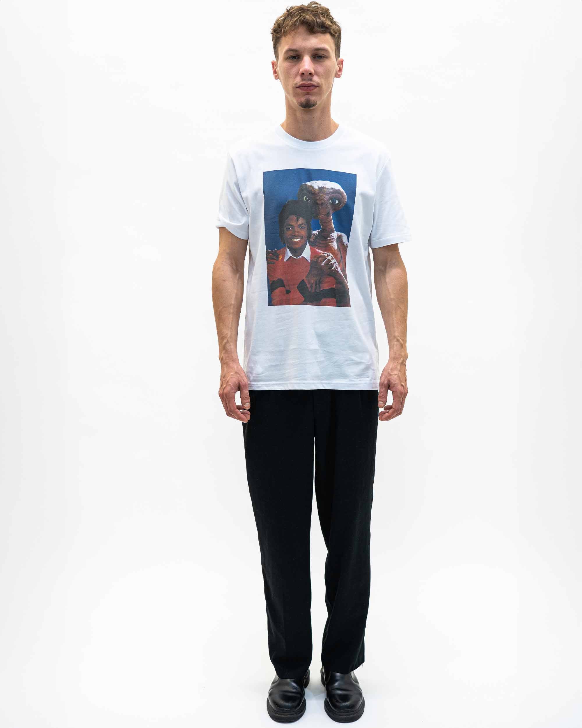 T-shirt M.J x E.T de couleur Blanc par Prand
