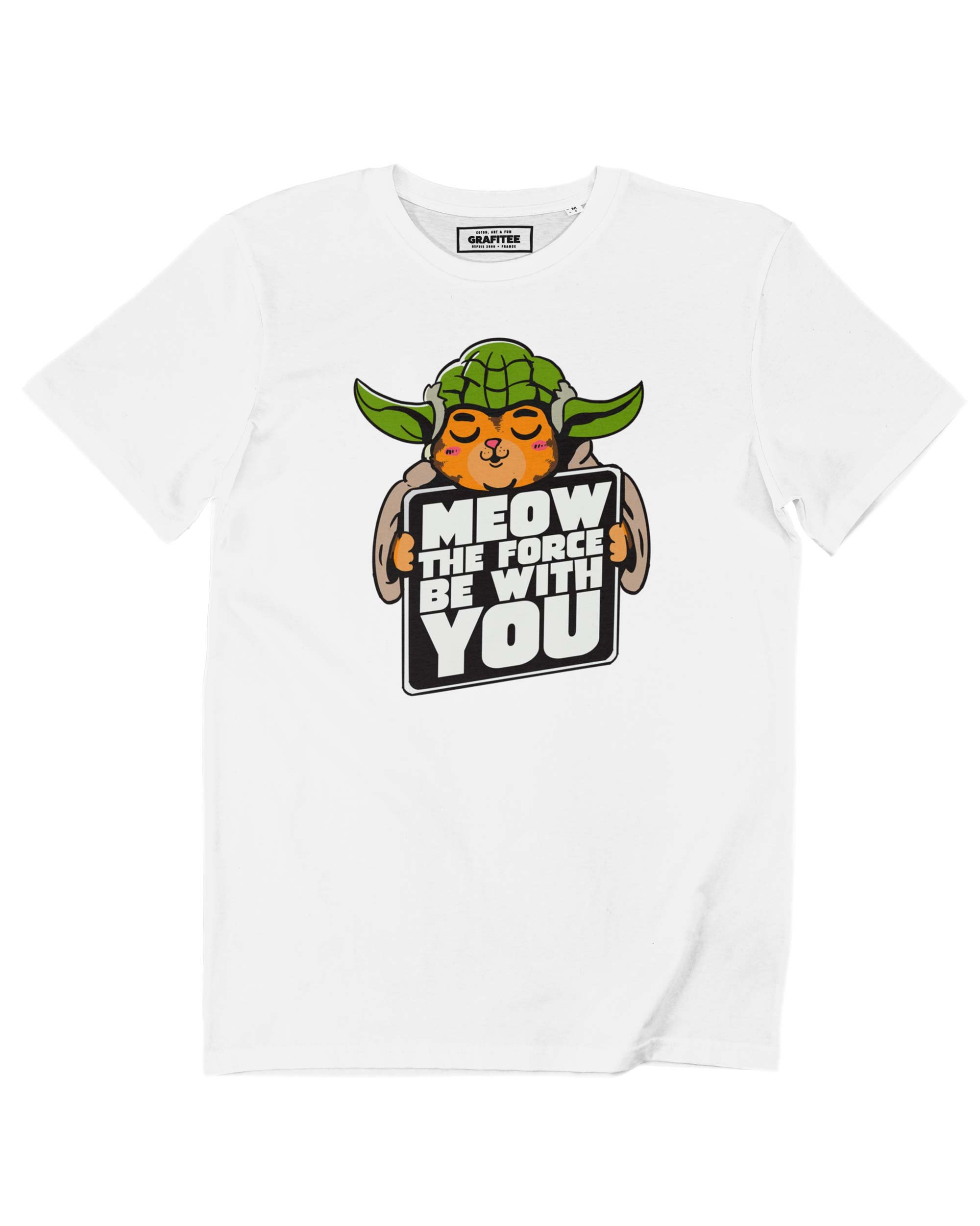 T-shirt Maitre Yoda le Chat Grafitee