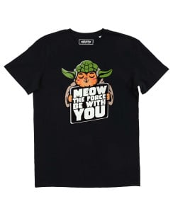 T-shirt Maitre Yoda le Chat Grafitee