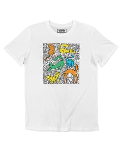 T-shirt Kitty Haring Grafitee