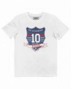 T-shirt Que Des Numéros 10 Dans Ma Team (en promo) Grafitee