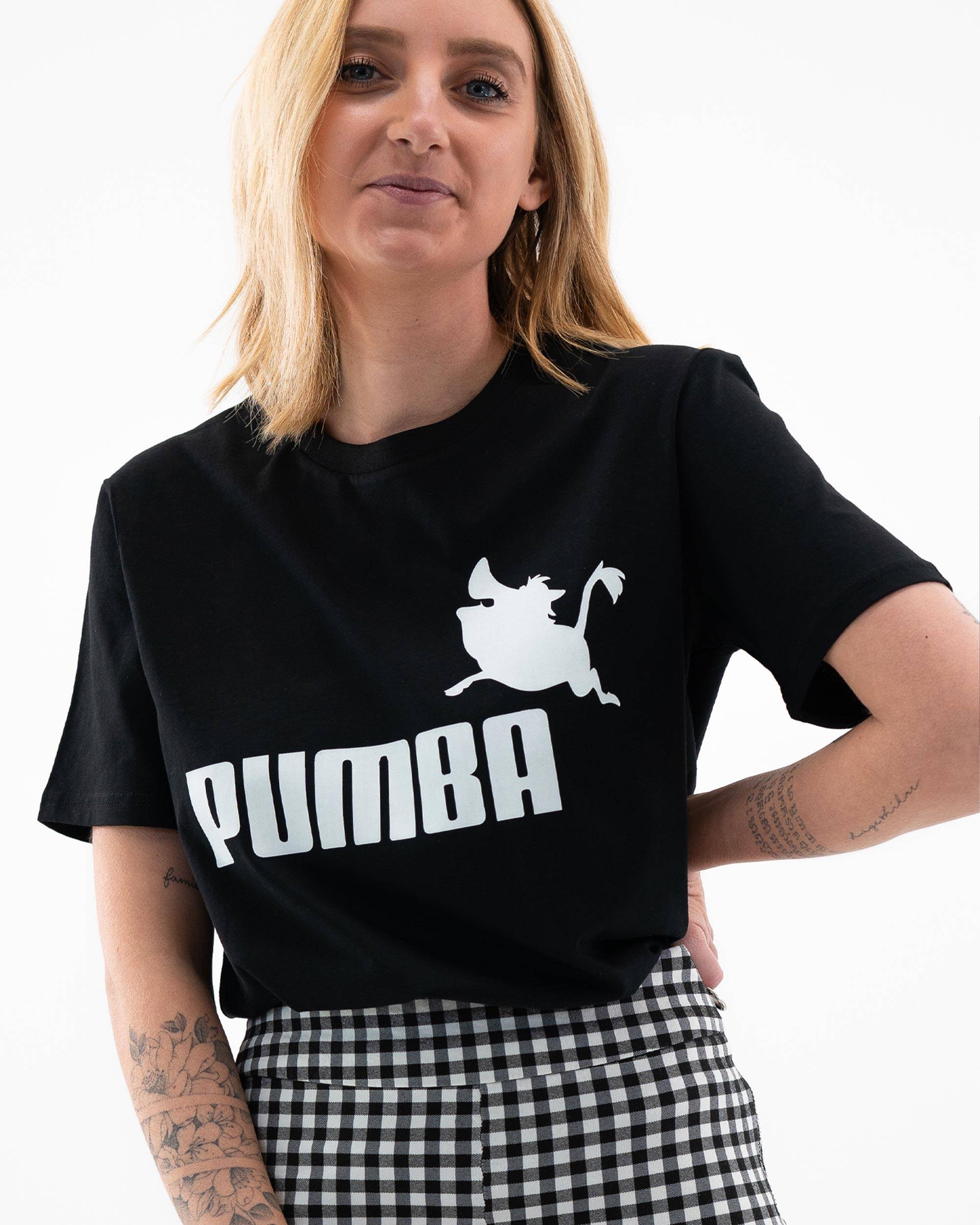 T-shirt Pumba (en promo) de couleur Blanc