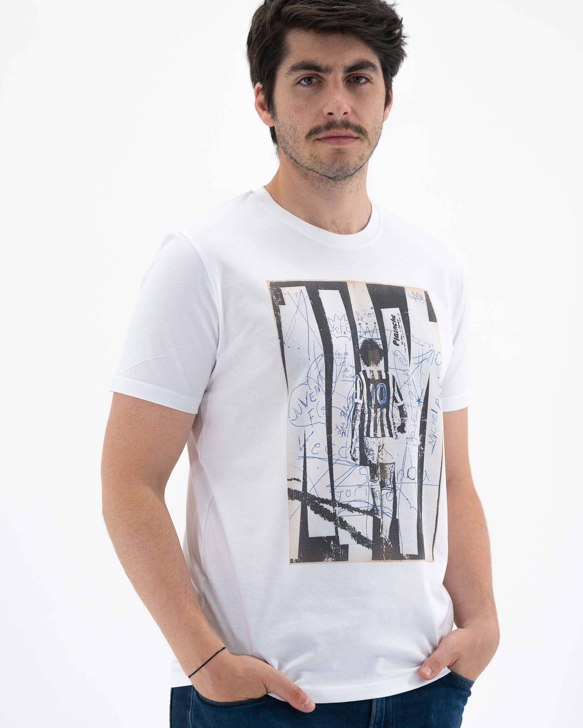 T-shirt Platini Juventus (en promo) Grafitee