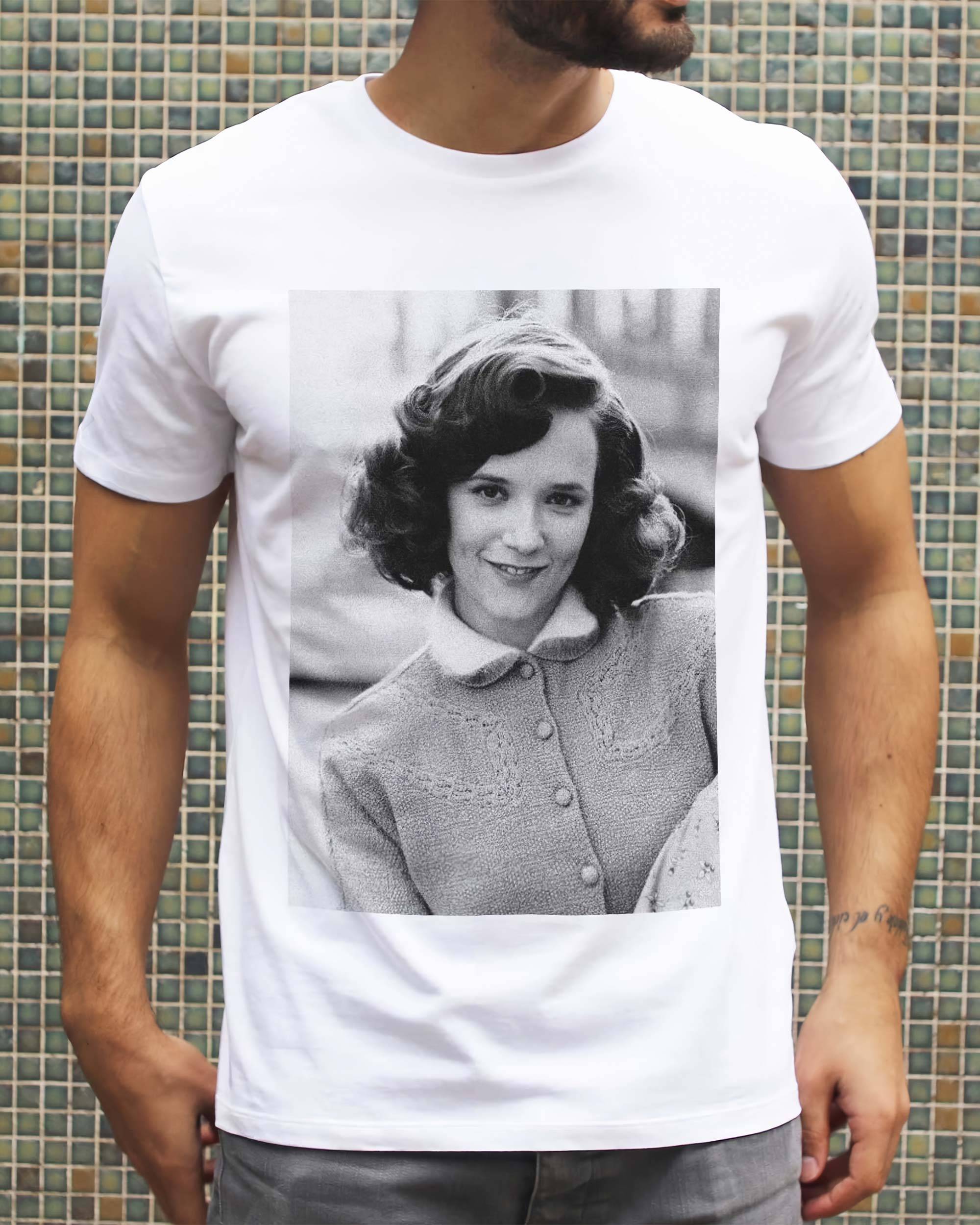 T-shirt BTTF Lorraine (en promo) de couleur Blanc