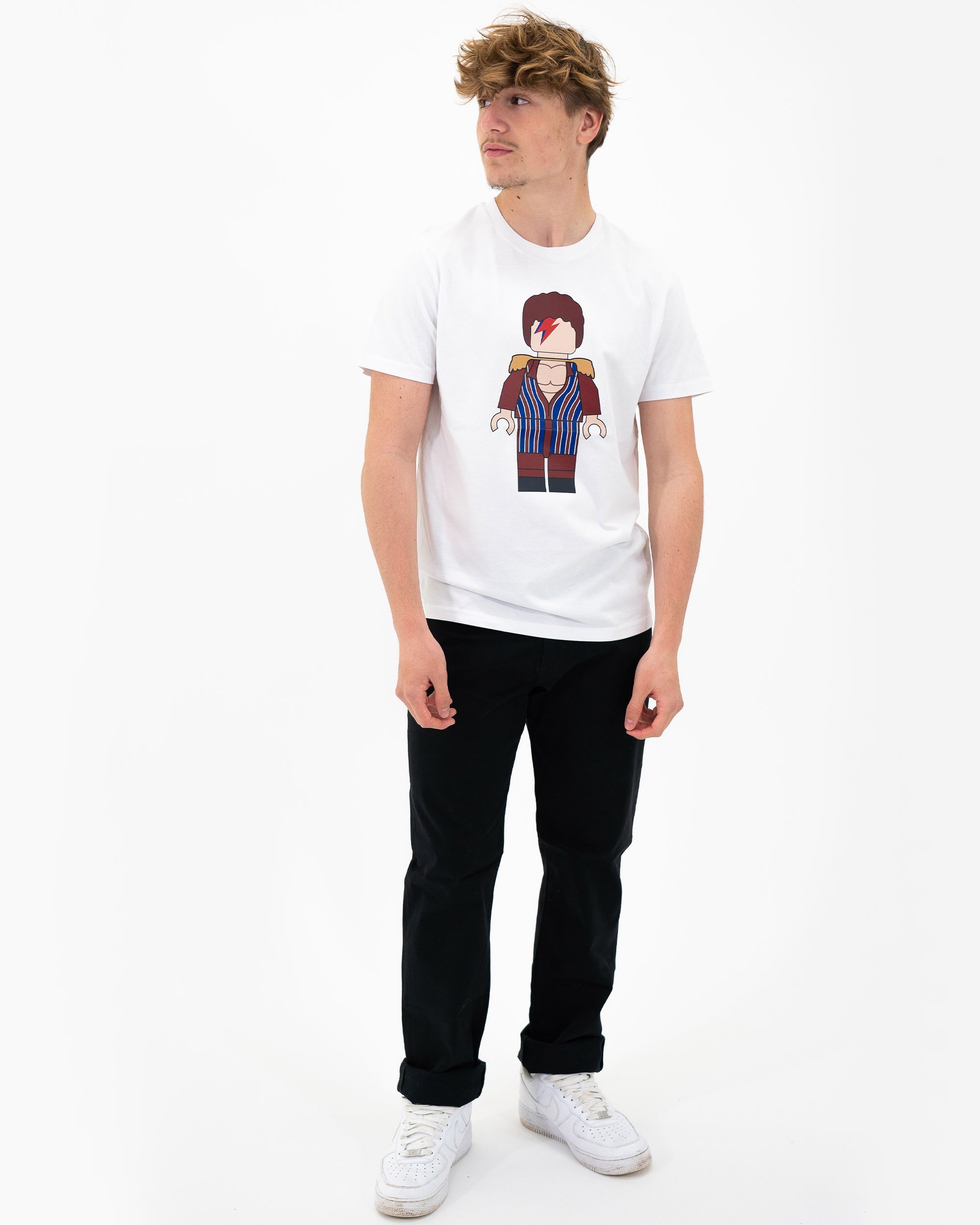 T-shirt Bowie Lego (en promo) de couleur Blanc