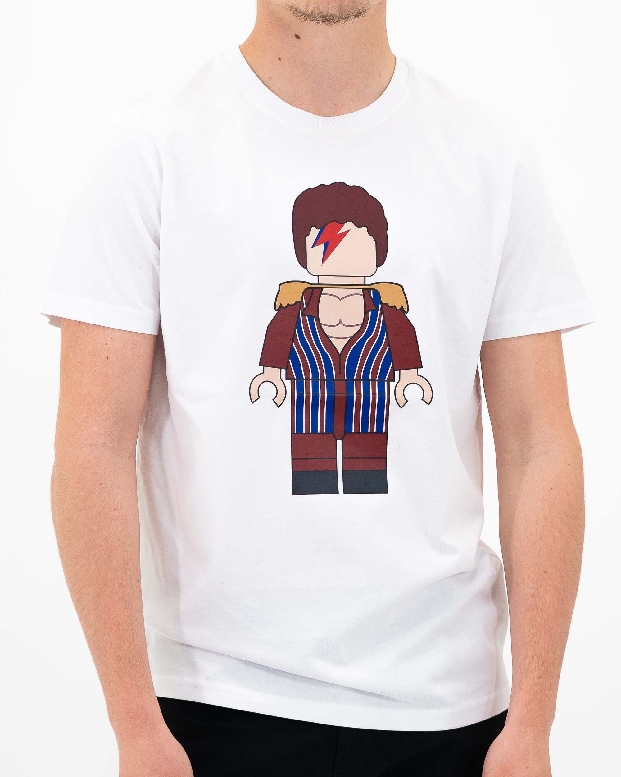 T-shirt Bowie Lego (en promo) de couleur Blanc