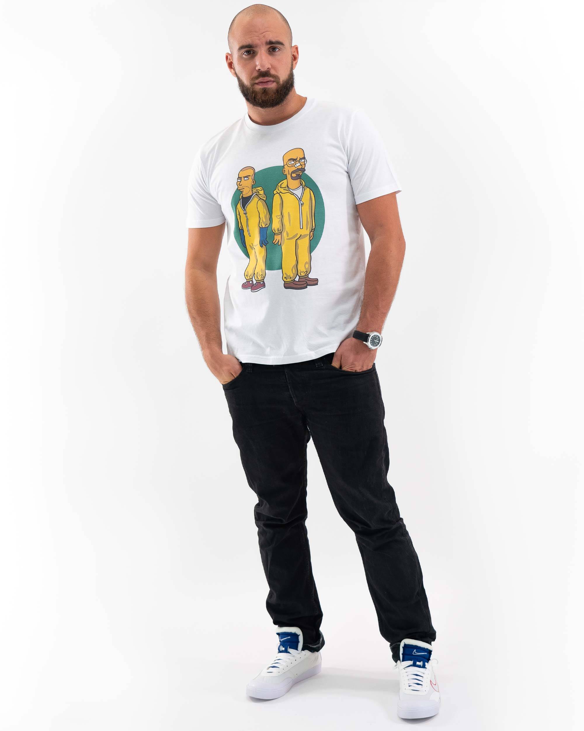 T-shirt Breaking Bad (en promo) de couleur Blanc