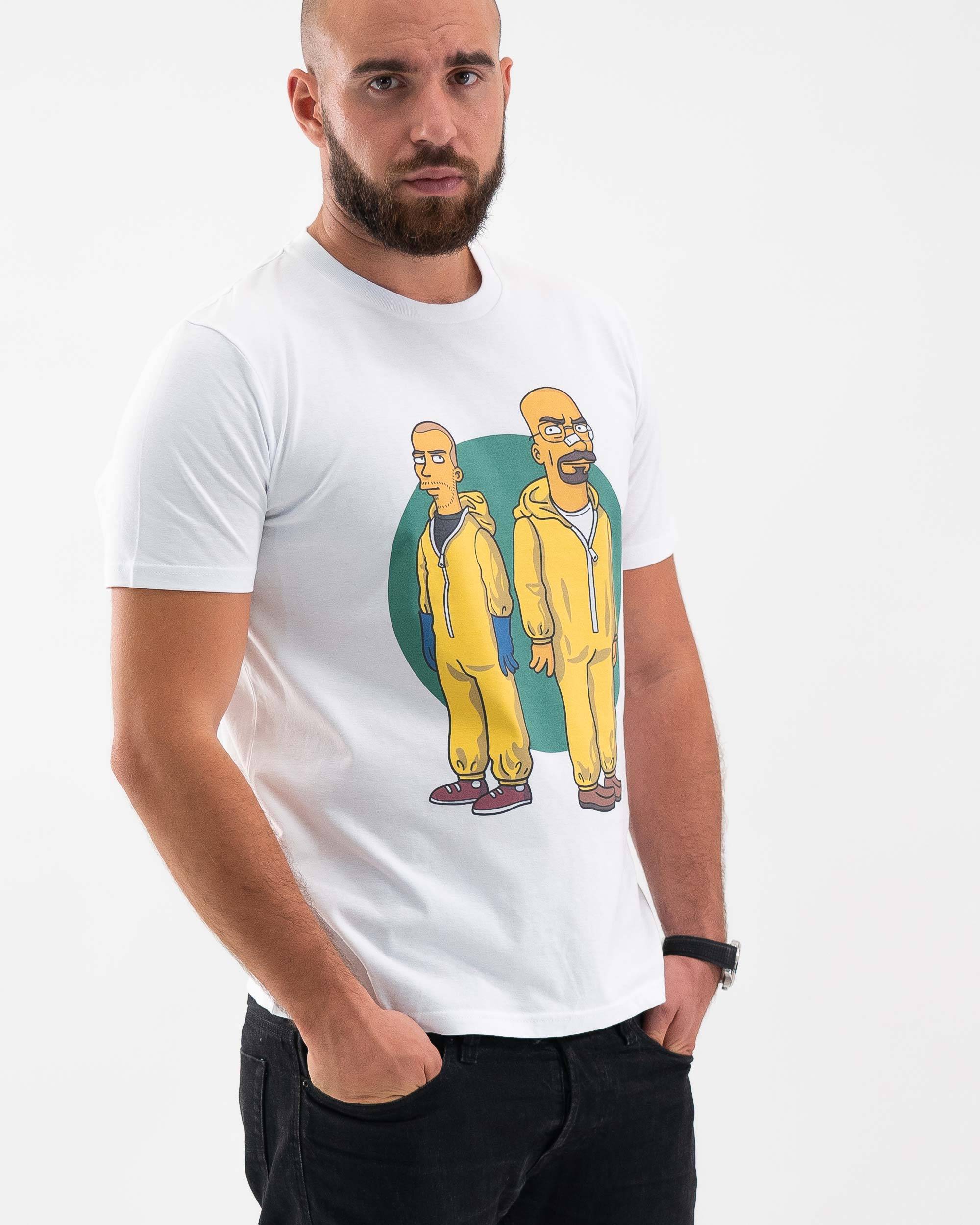 T-shirt Breaking Bad (en promo) de couleur Blanc