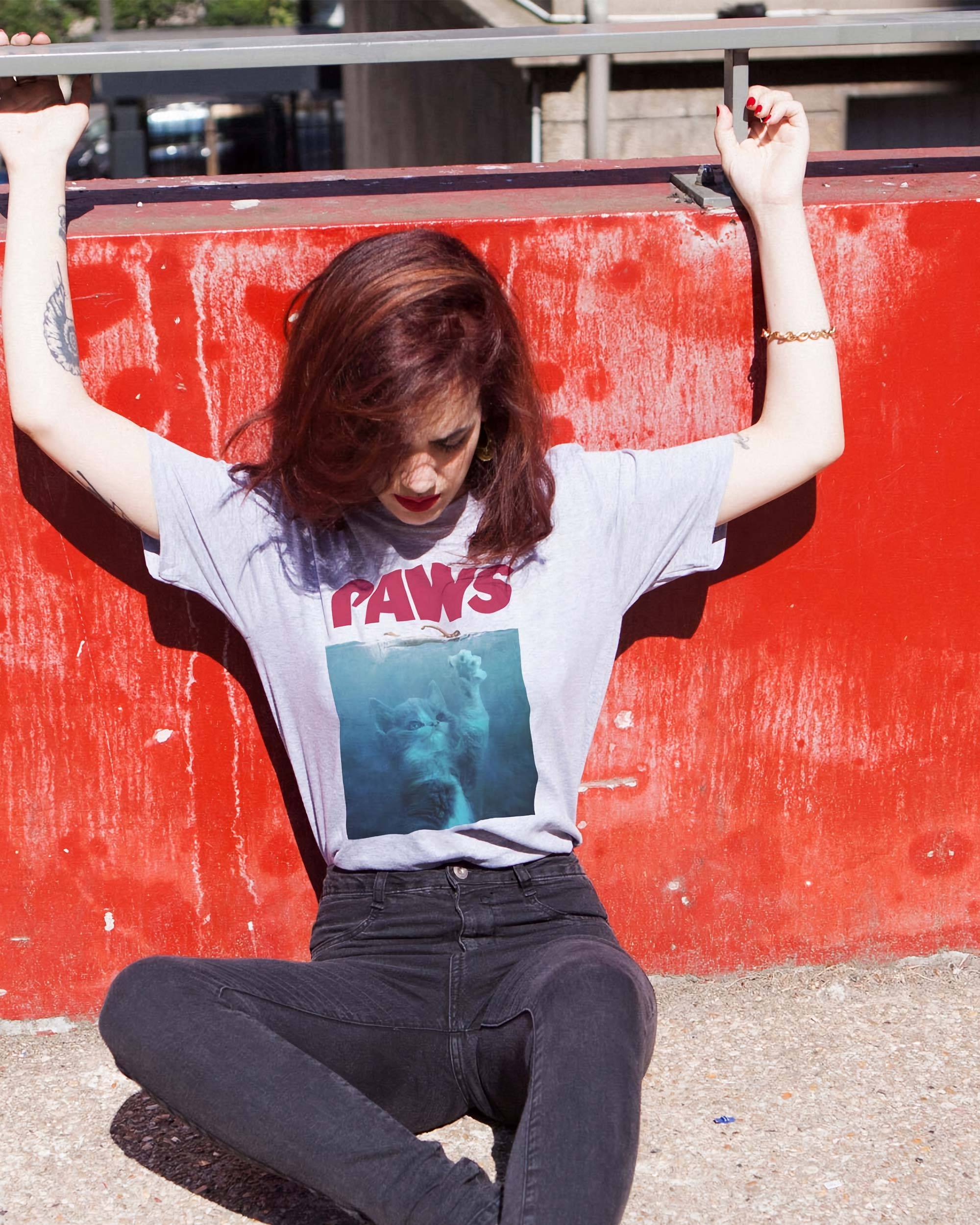 T-shirt Chaton de la Mer (en promo) de couleur Blanc