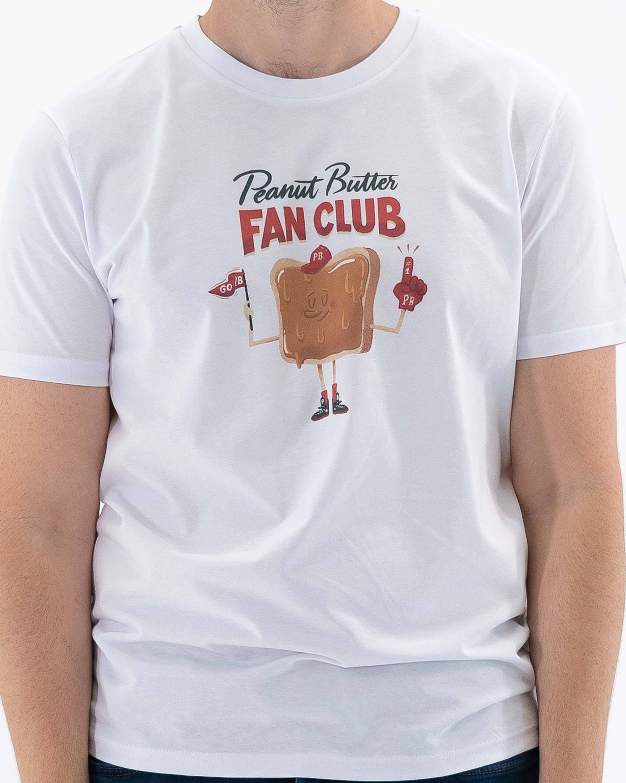 T-shirt Peanut Butter Club (en promo) de couleur Blanc