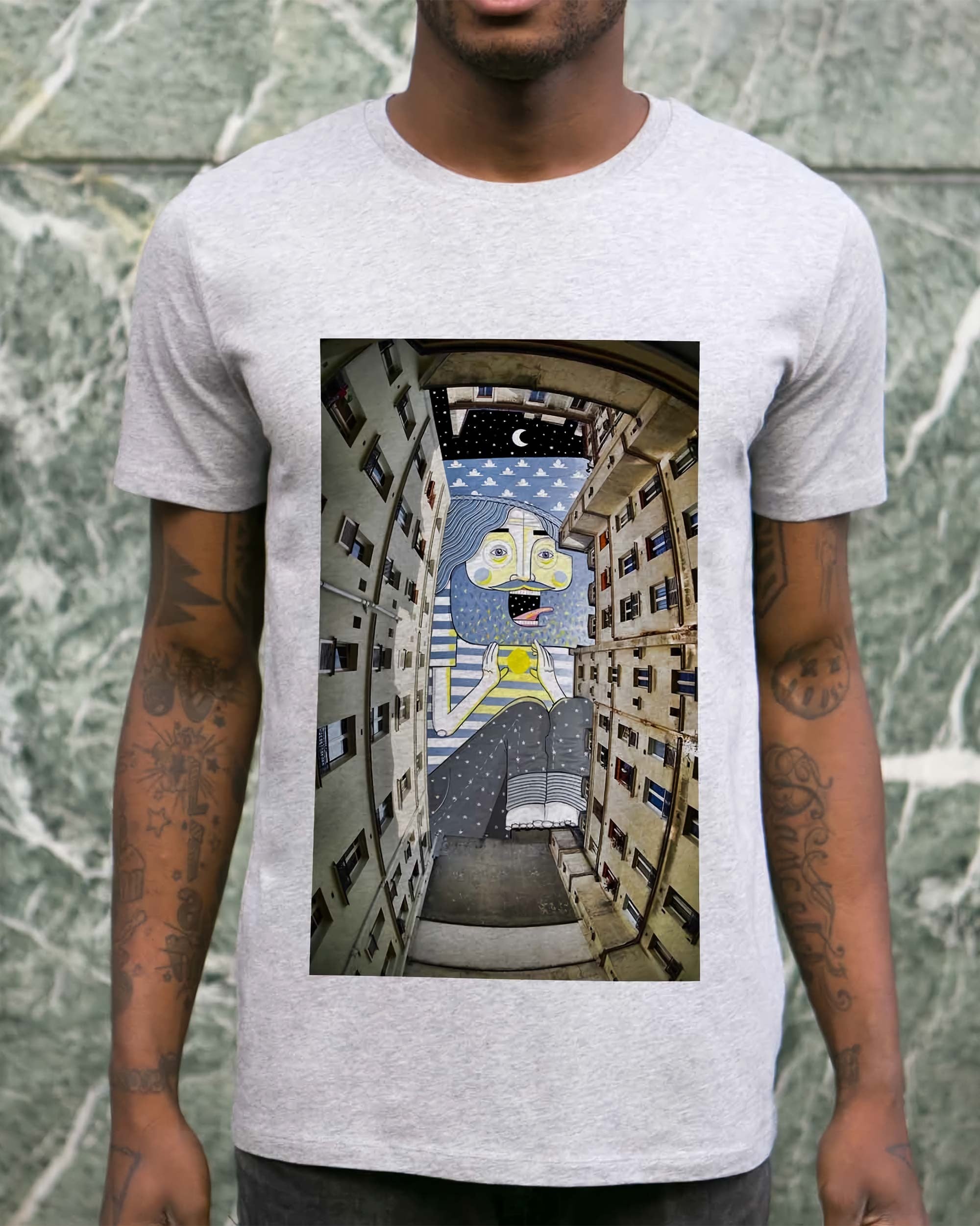 T-shirt Paris Ville Solaire (en promo) Grafitee