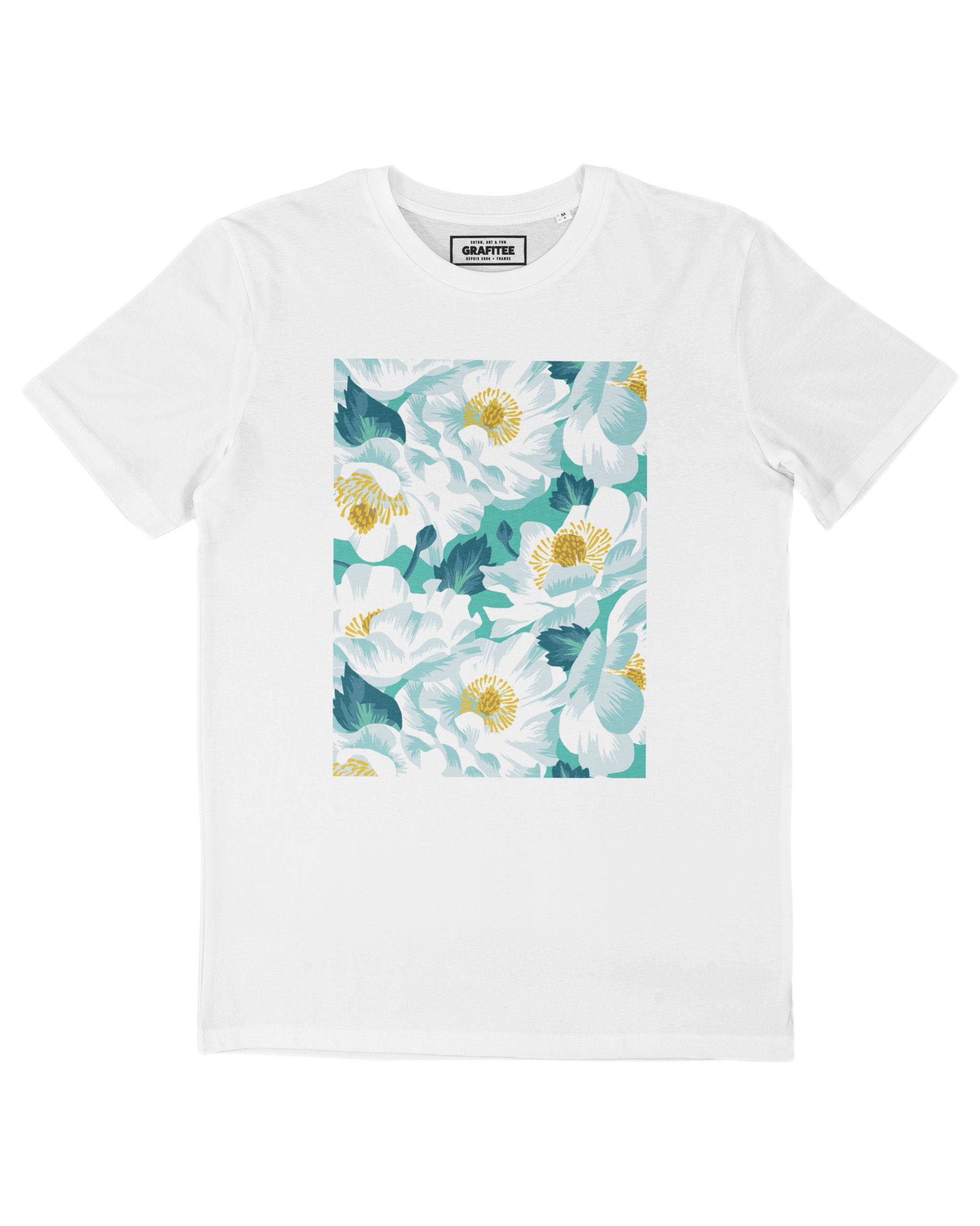 T-shirt Fleurs Blanches (en promo) Grafitee