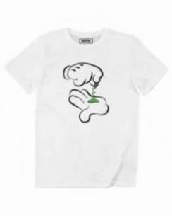 T-shirt Mickey Gloves Marijuana (en promo) Grafitee