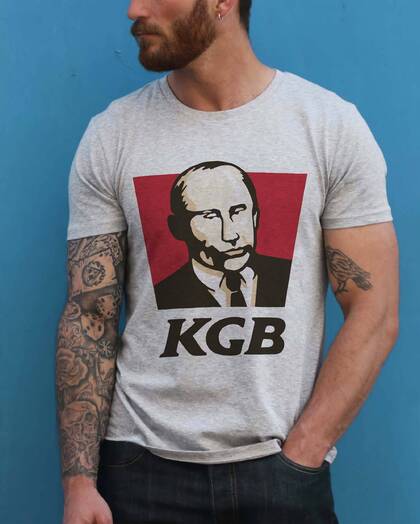 T-shirt Poulet KGB (en promo) Grafitee