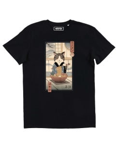 T-shirt Neko Ramen Ukiyo-e (en promo) Grafitee