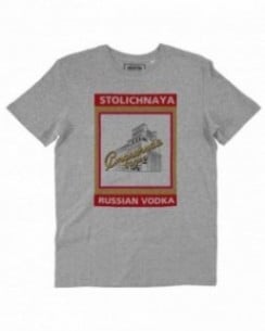 T-shirt Stolichnaya Vodka (en promo) Grafitee