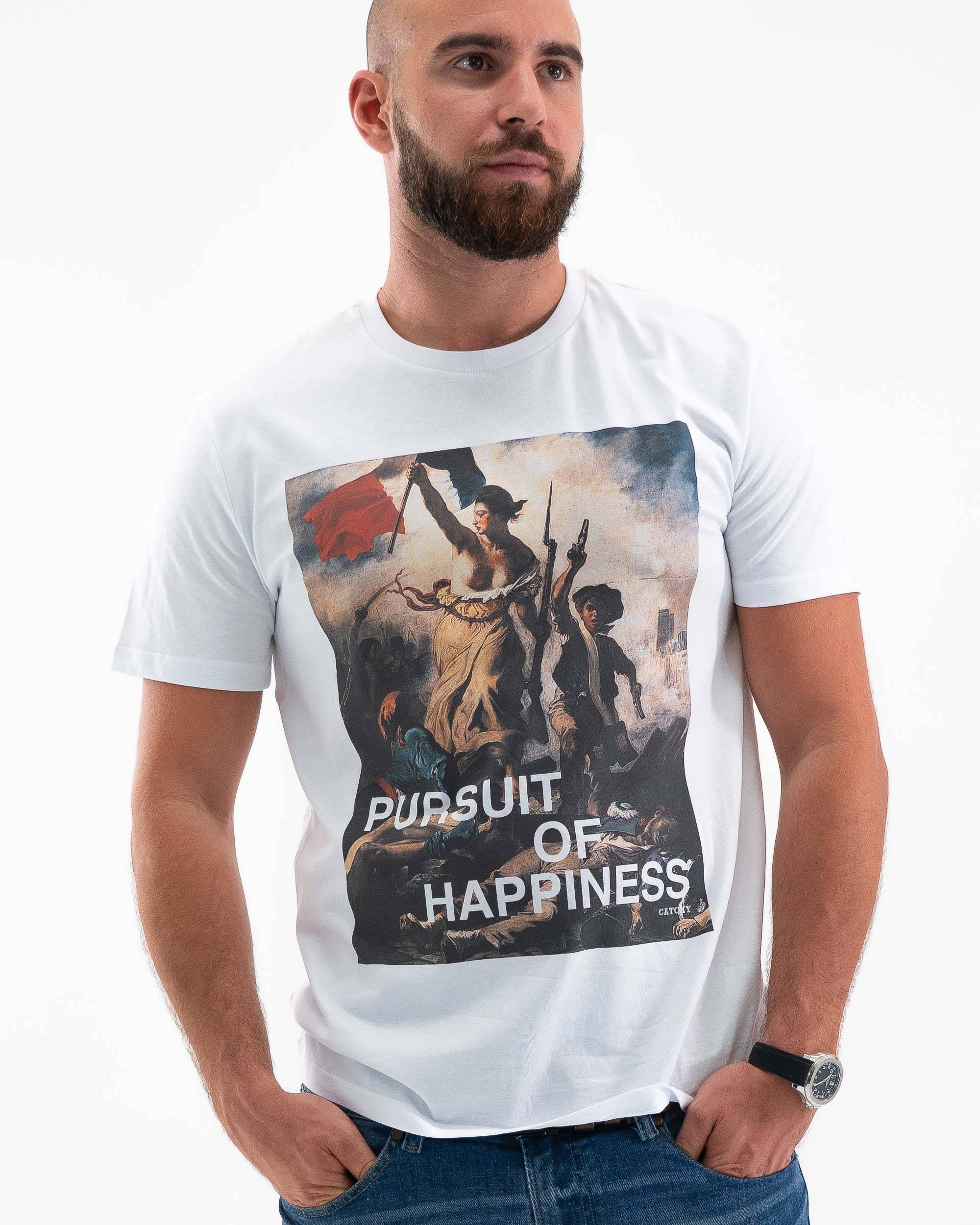 T-shirt Pursuit Of Happiness (en promo) Grafitee