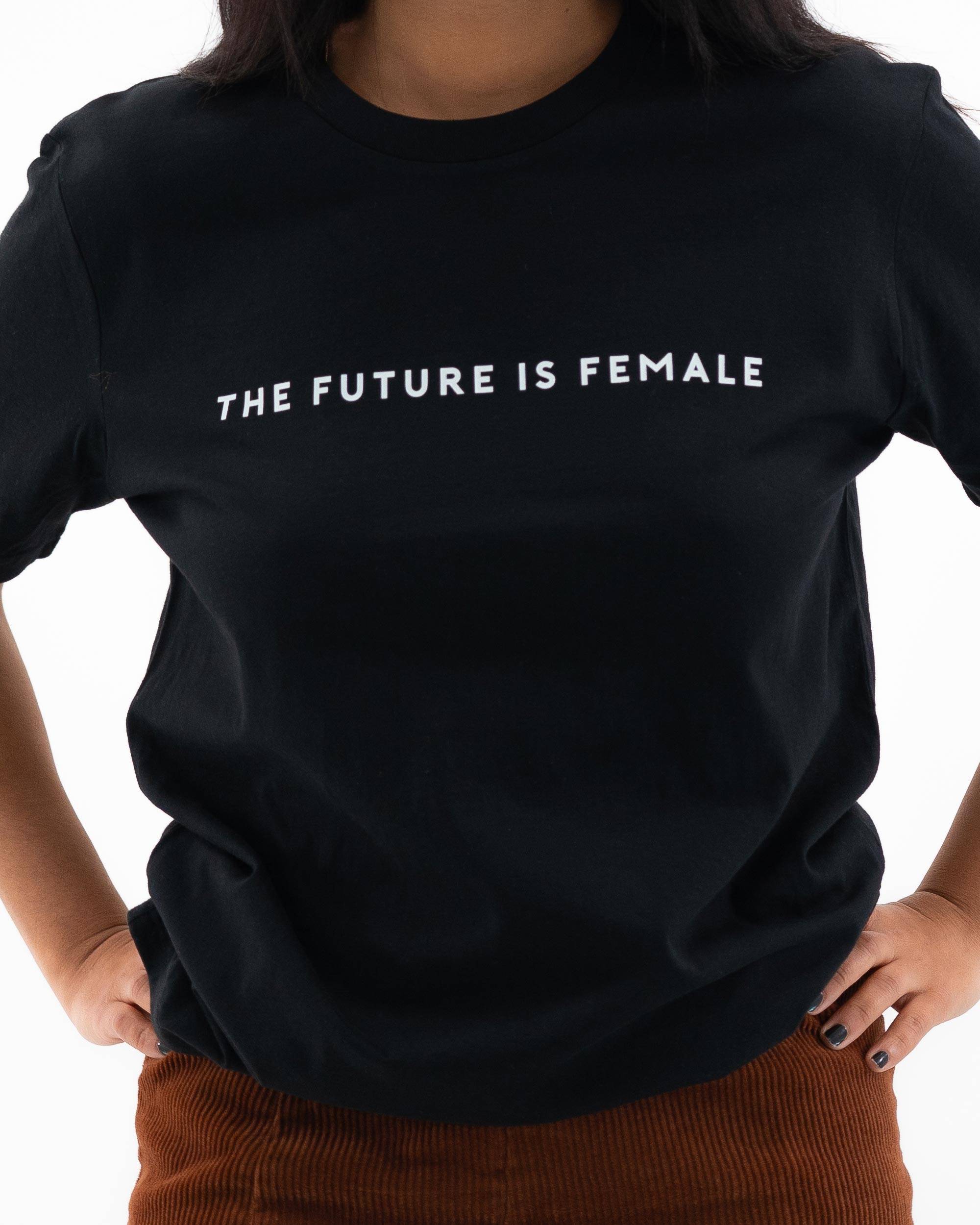 T-shirt The Future Is Female (en promo) de couleur Blanc