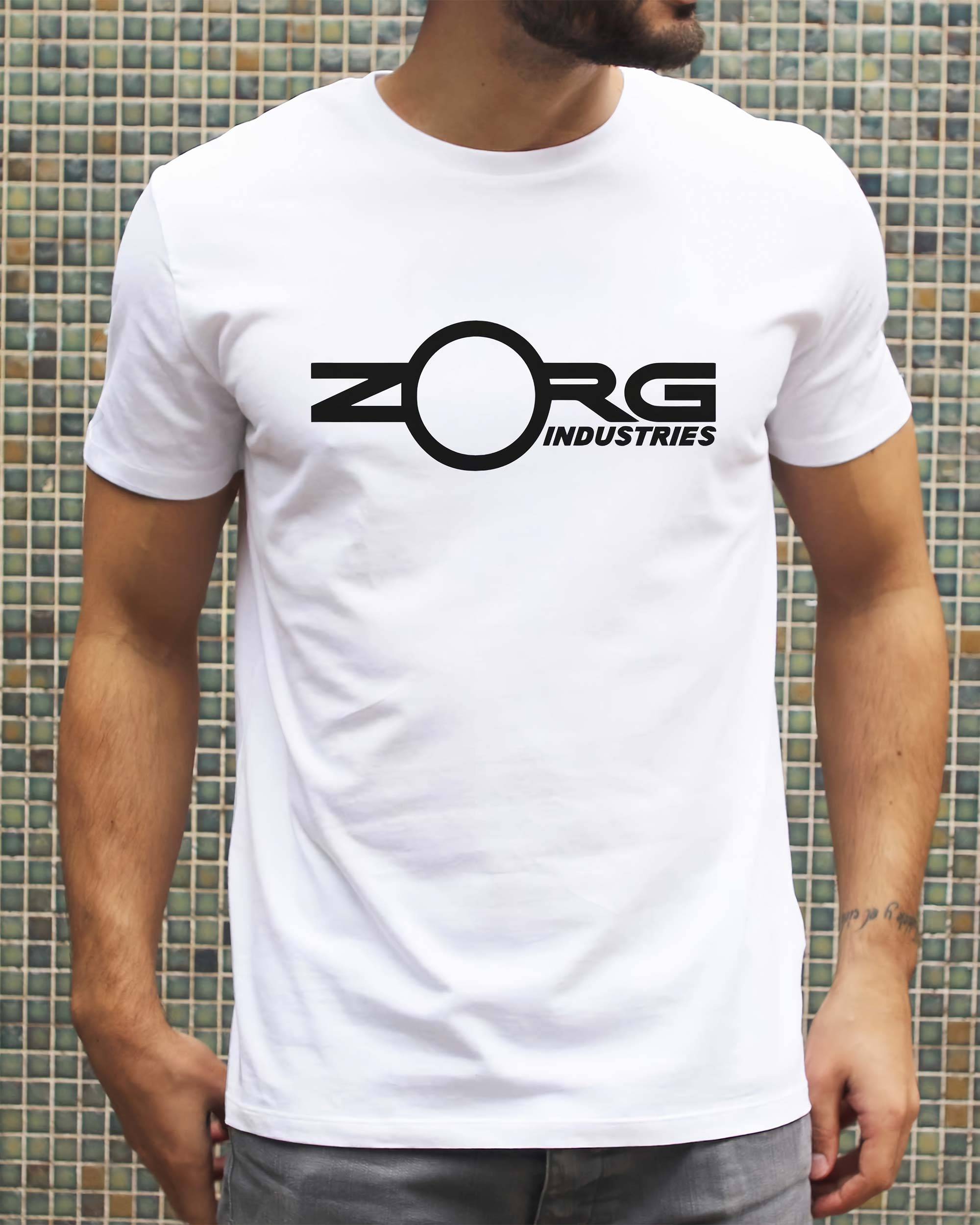 T-shirt Zorg Industries (en promo) de couleur Blanc