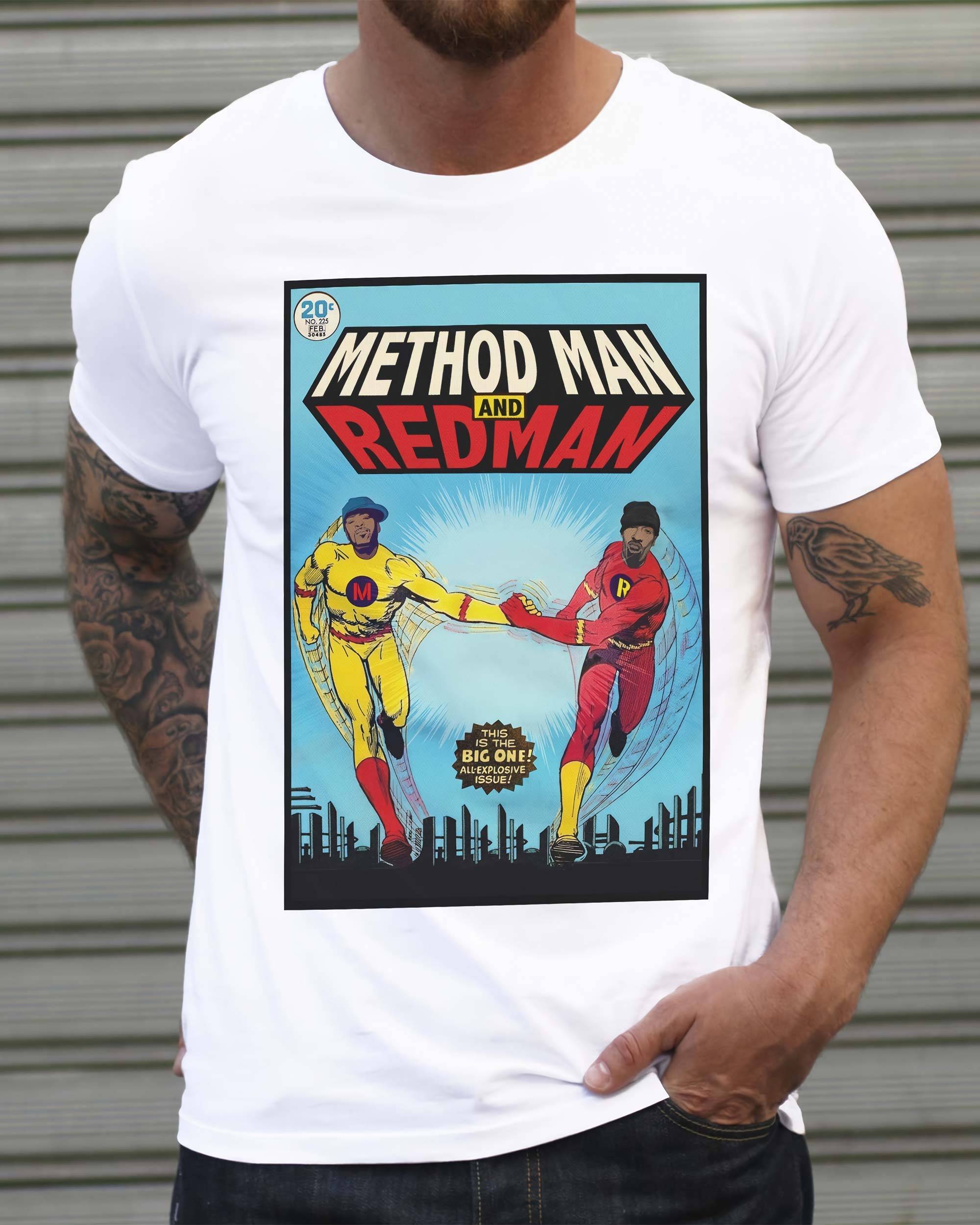 T-shirt Method Man & Redman (en promo) de couleur Blanc