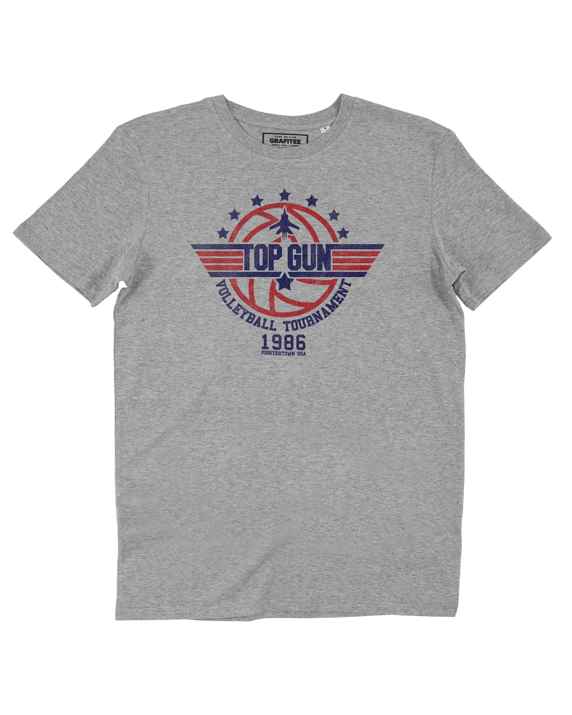 T-shirt Top Gun Volleyball Tournament (en promo) Grafitee