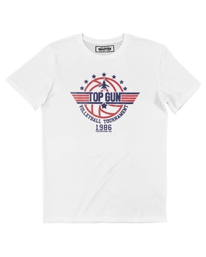 T-shirt Top Gun Volleyball Tournament (en promo) Grafitee