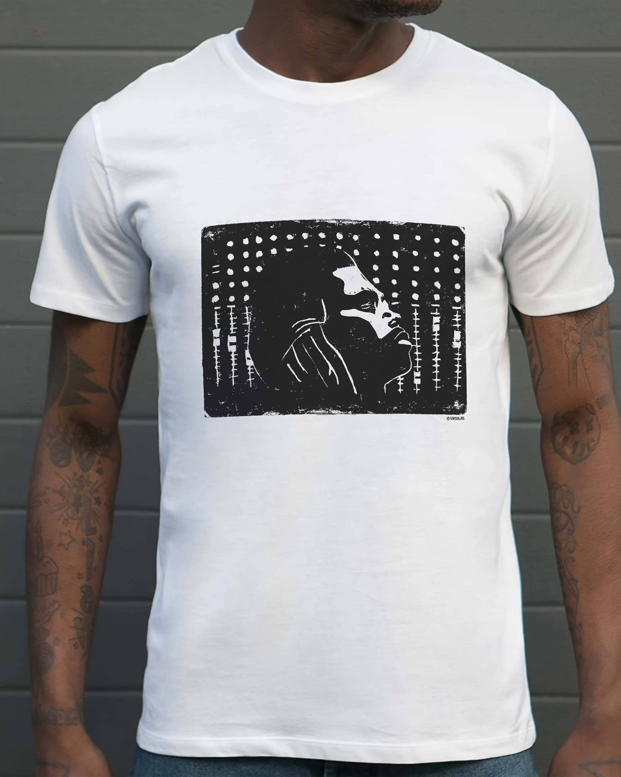 T-shirt Beatmaker (en promo) de couleur Blanc