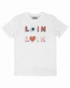 T-shirt Loin Des Yeux Loin Du Coeur (en promo) Grafitee