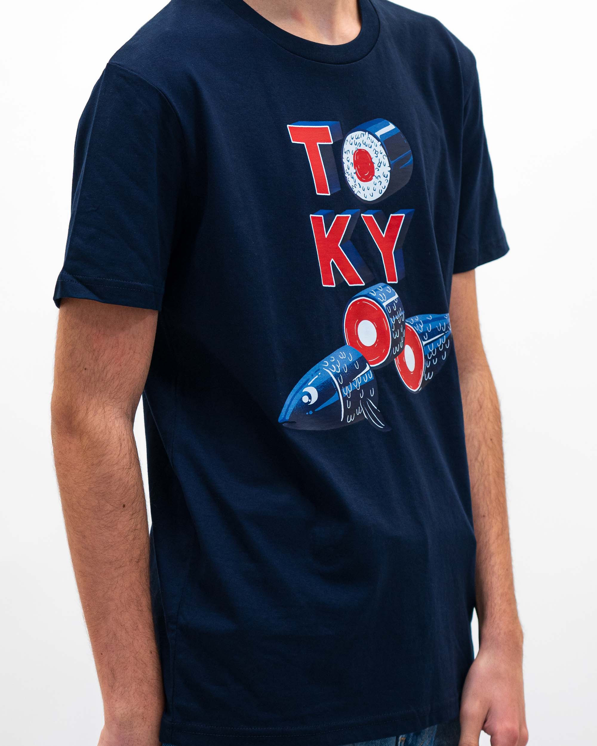 T-shirt Riso Tokyo (en promo) de couleur Blanc