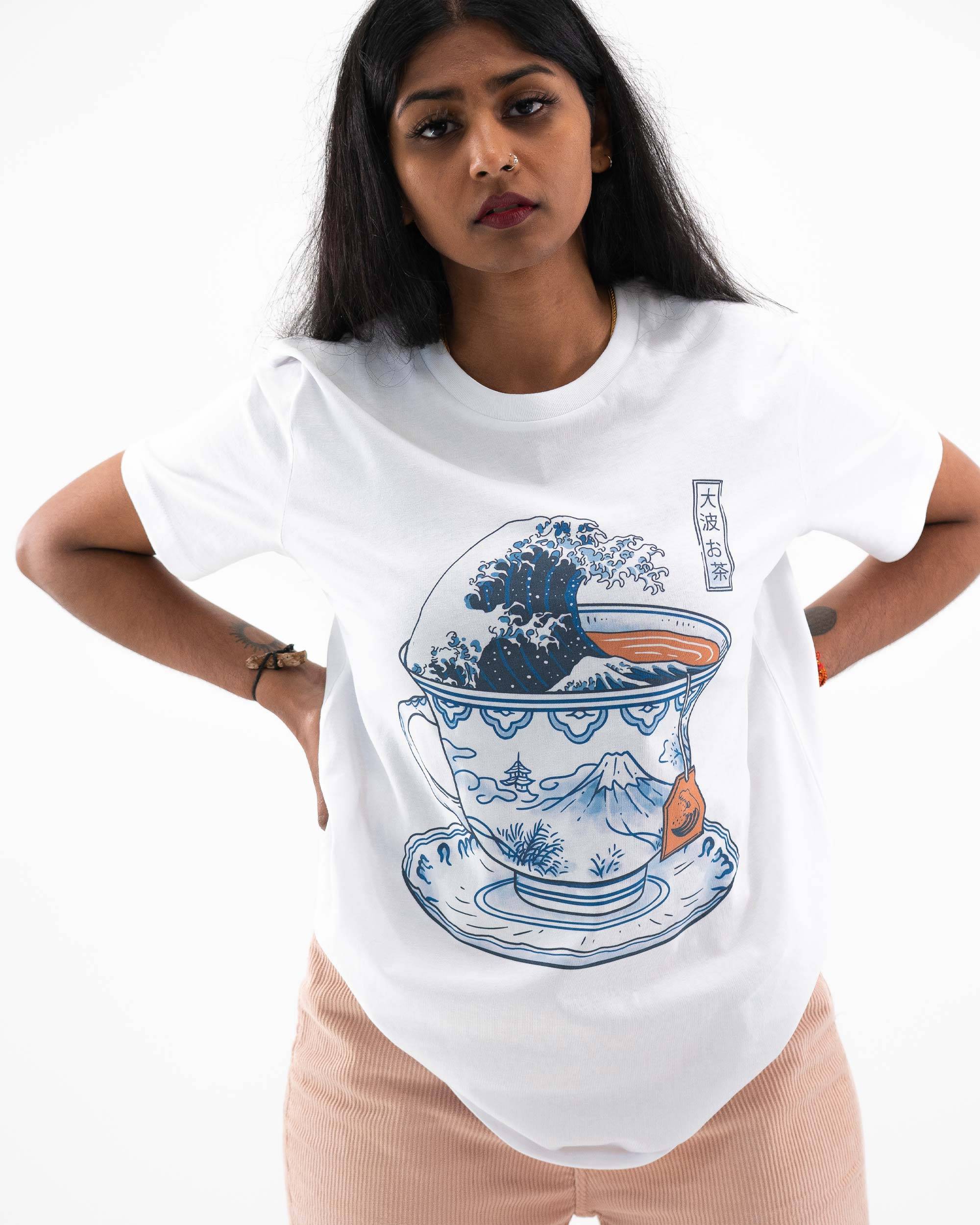 T-shirt The great Kanagawa tea (en promo) Grafitee