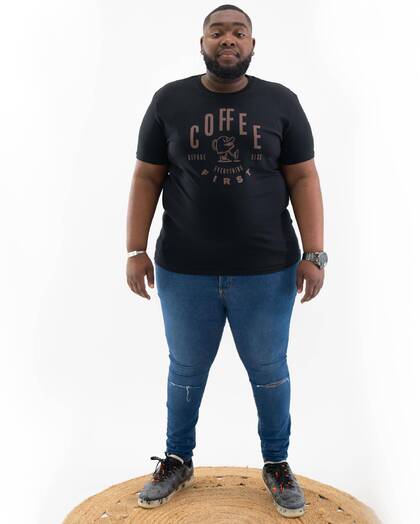 T-shirt First coffee (en promo) Grafitee