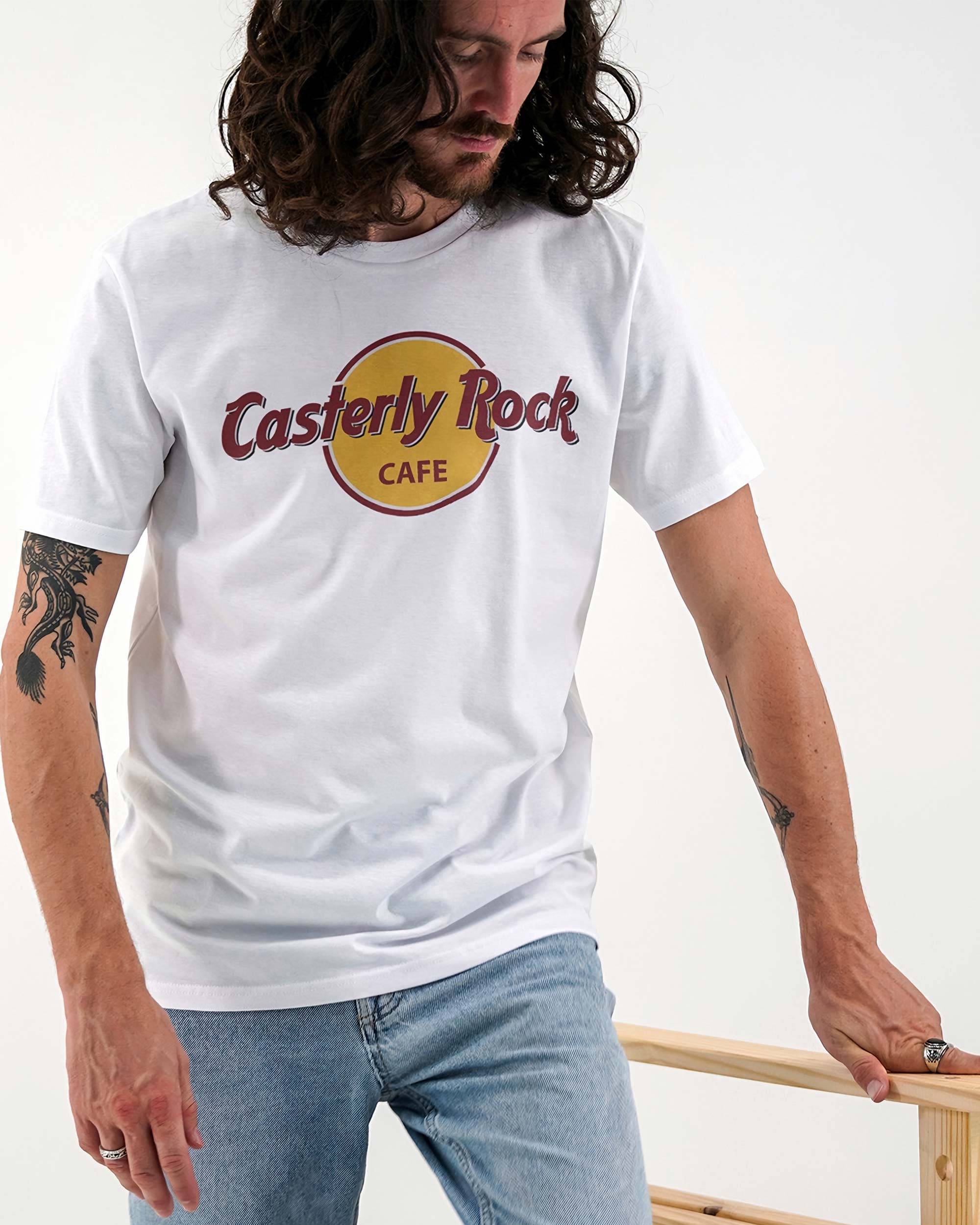 T-shirt Casterly Rock Cafe (en promo) de couleur Blanc