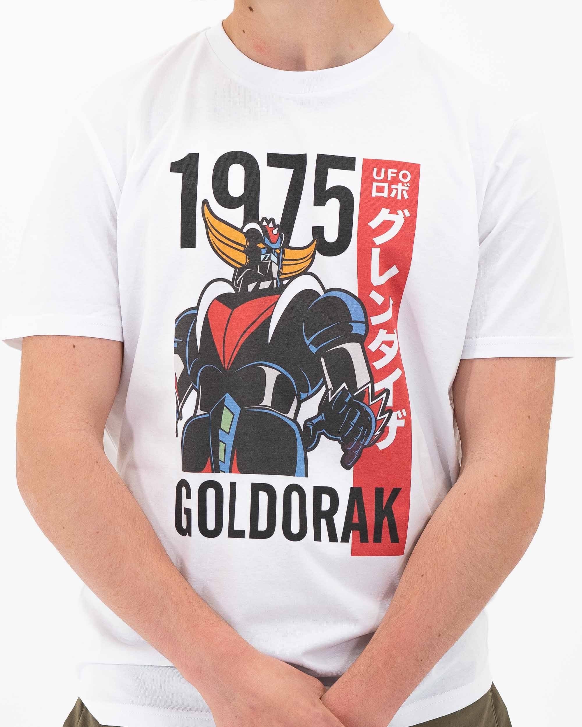 T-shirt Goldorak 1975 (en promo) de couleur Blanc