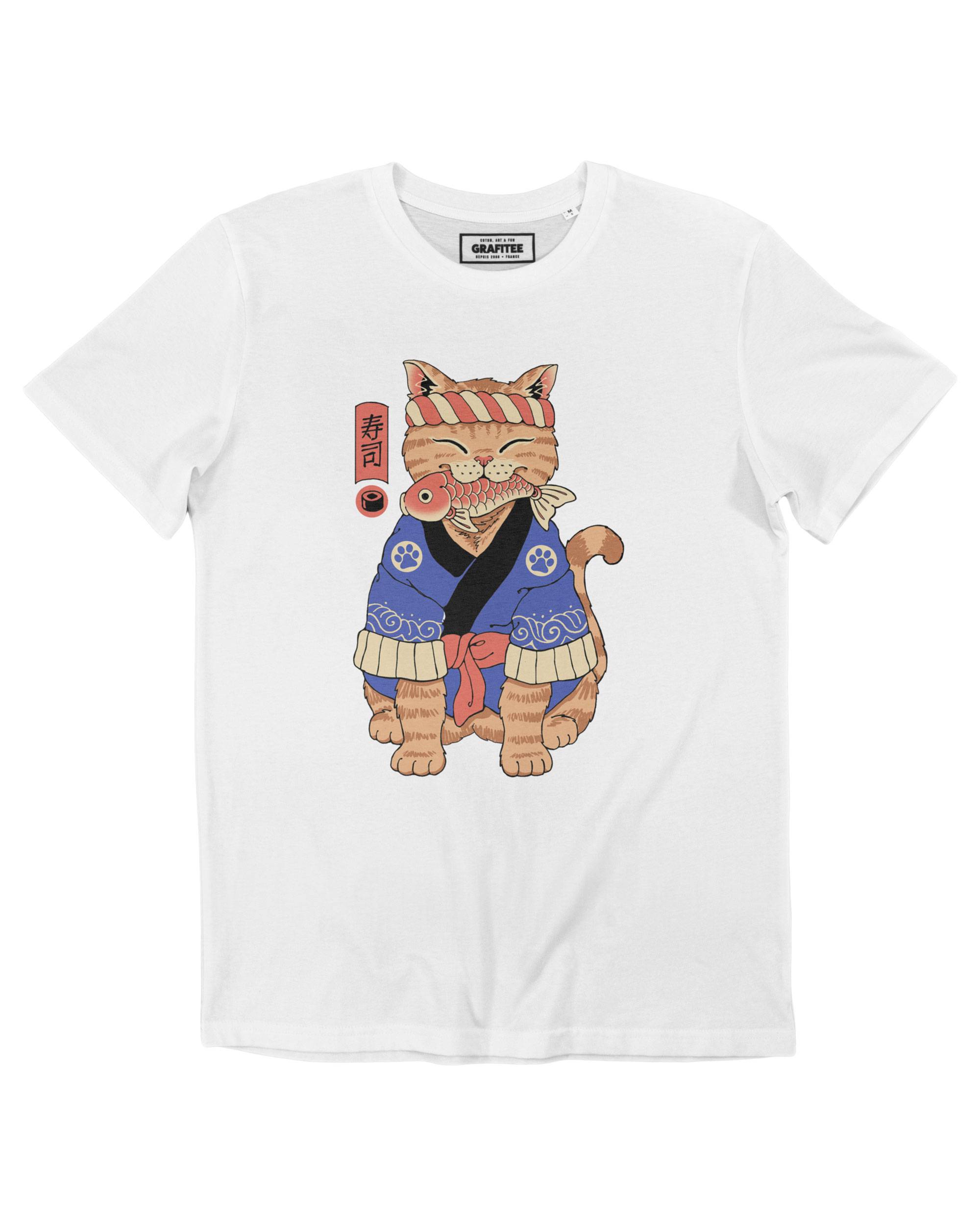 T-shirt Sushi Meowster (en promo) Grafitee