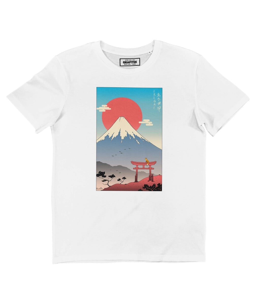 T-shirt Ikigai Mont Fuji (en promo) Grafitee