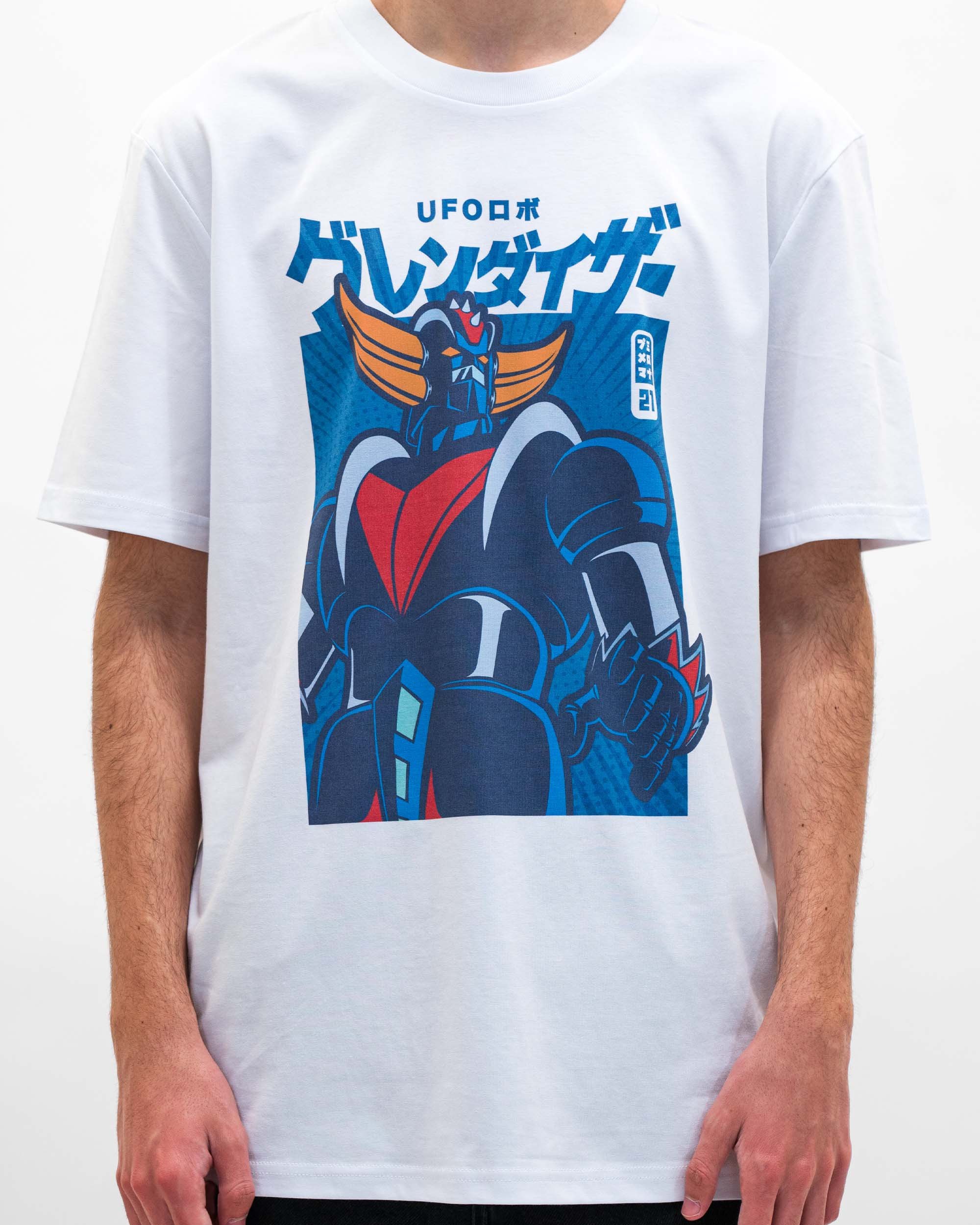 T-shirt UFO Robo Grendizer (en promo) de couleur Blanc