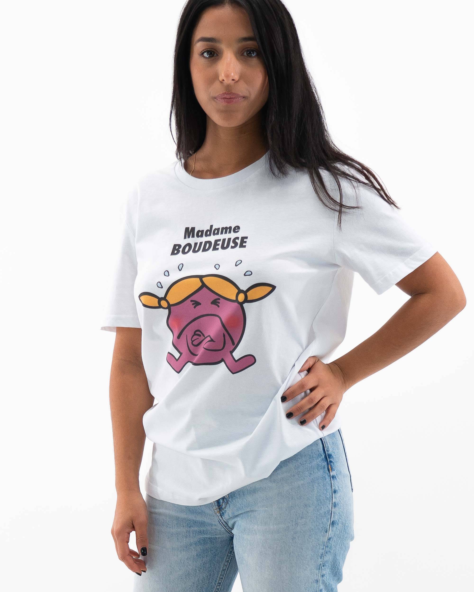 T-shirt Femme avec un Madame Boudeuse (en promo) Grafitee