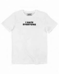 T-shirt I Hate Everyone (en promo) Grafitee