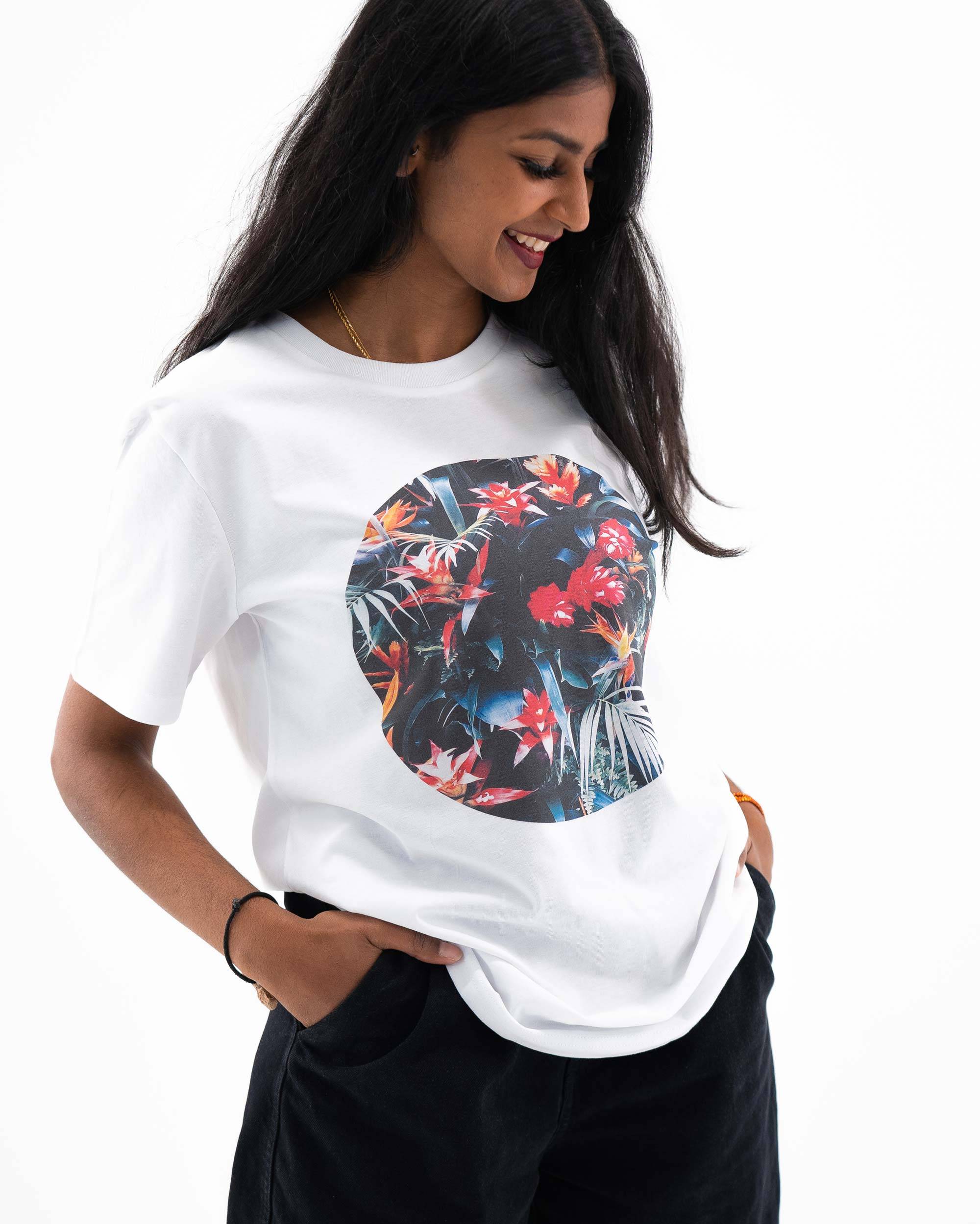 T-shirt Fleurs Tropicales (en promo) Grafitee